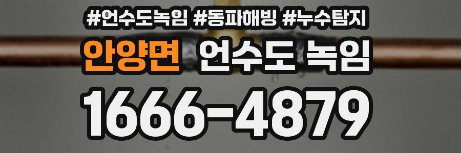 안양면 언수도 녹임