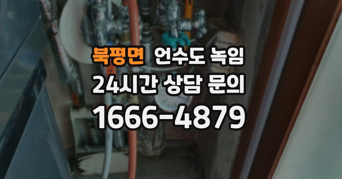 북평면 언수도 녹임