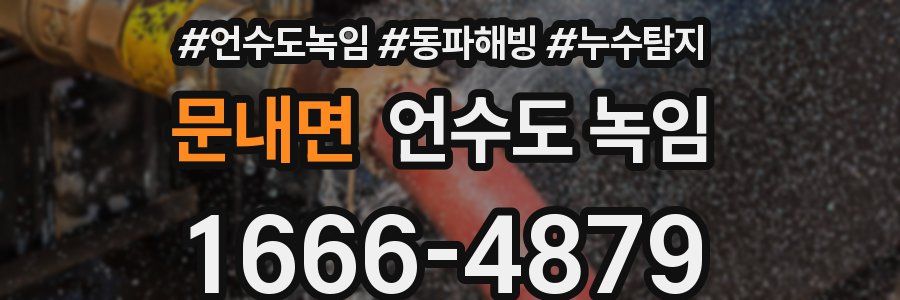 문내면 언수도 녹임