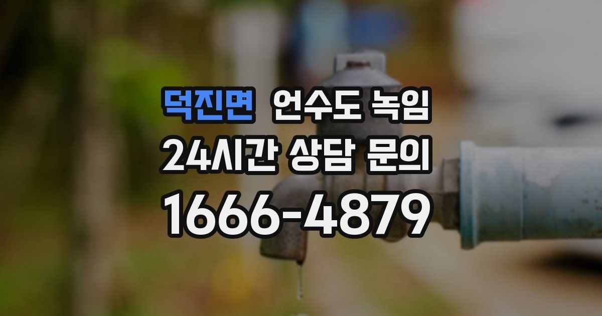 덕진면 언수도 녹임