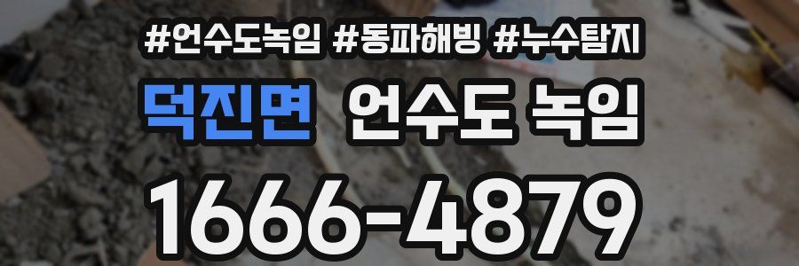 덕진면 언수도 녹임