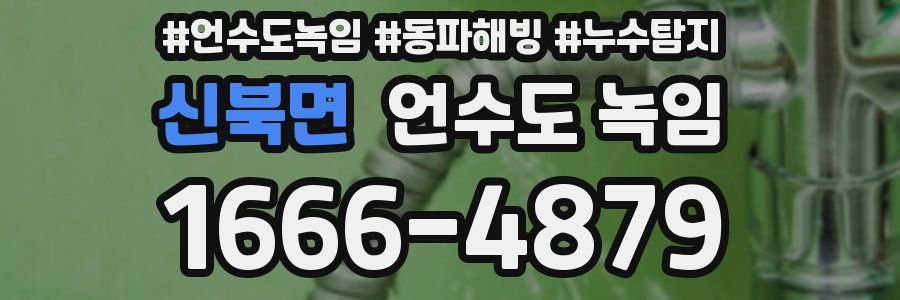 신북면 언수도 녹임