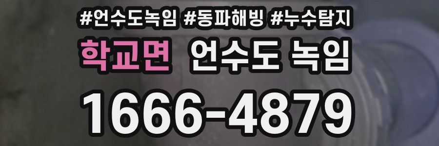 학교면 언수도 녹임