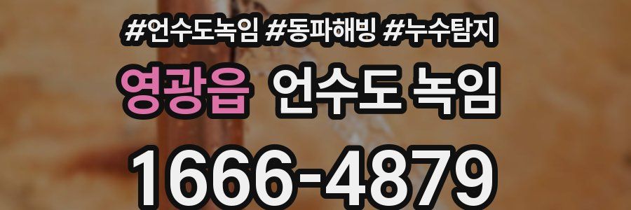 영광읍 언수도 녹임