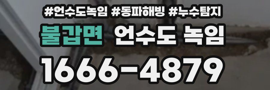 불갑면 언수도 녹임