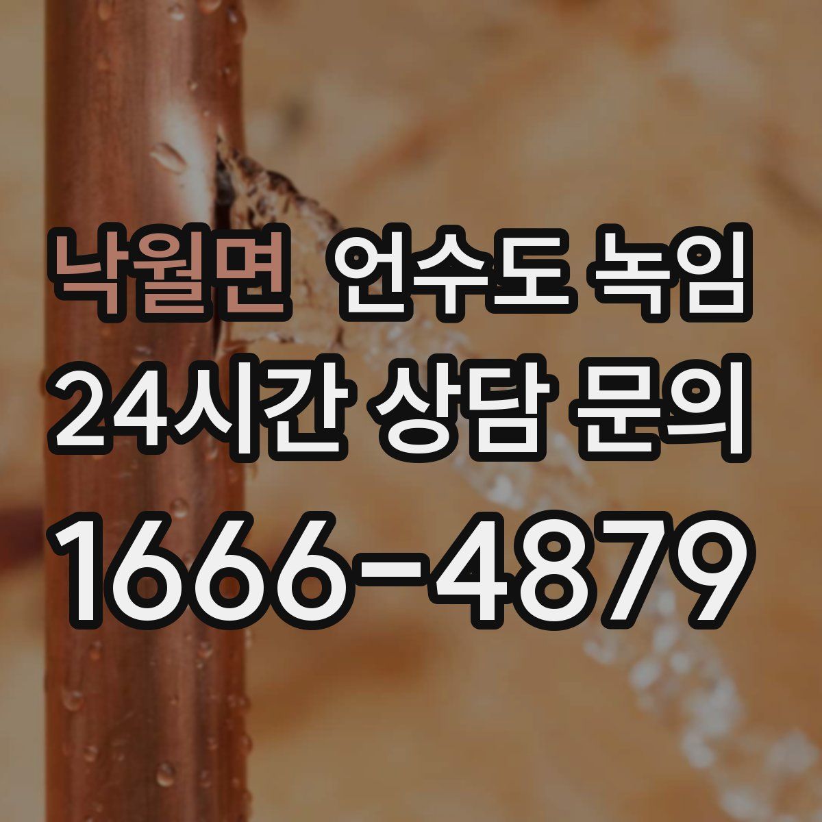 낙월면 언수도 녹임