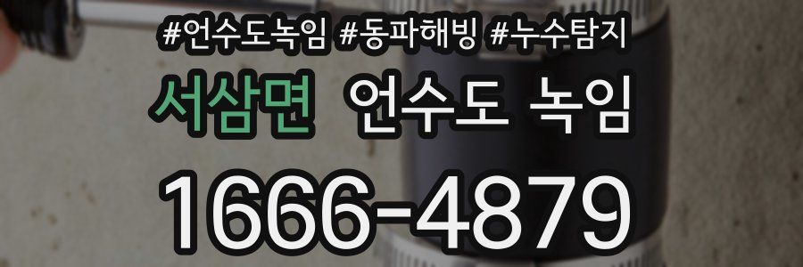 서삼면 언수도 녹임