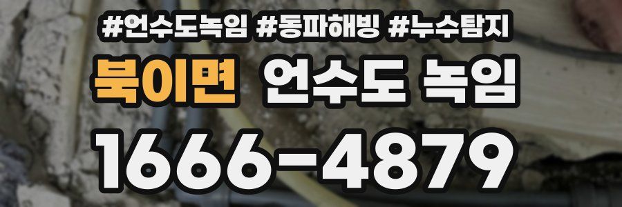 북이면 언수도 녹임