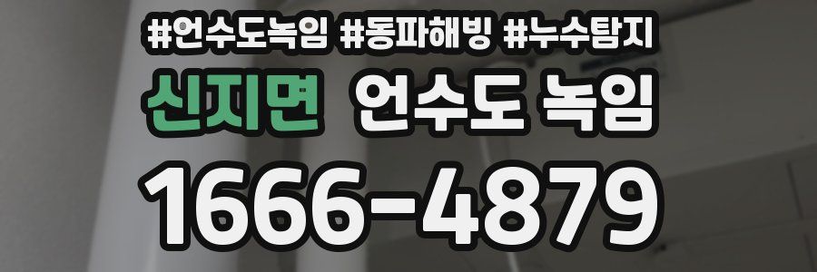 신지면 언수도 녹임