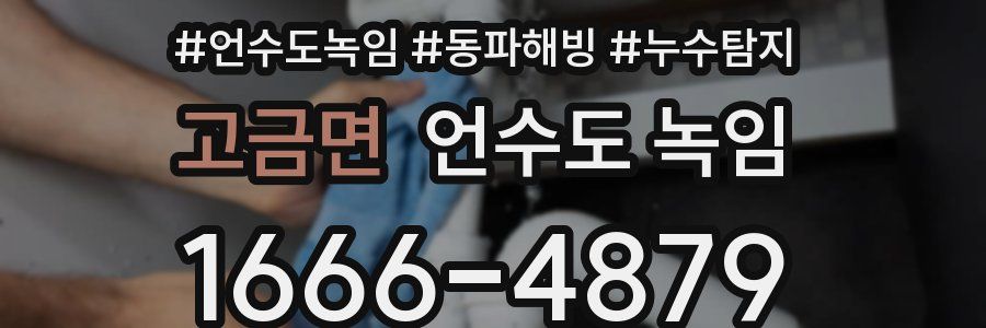 고금면 언수도 녹임