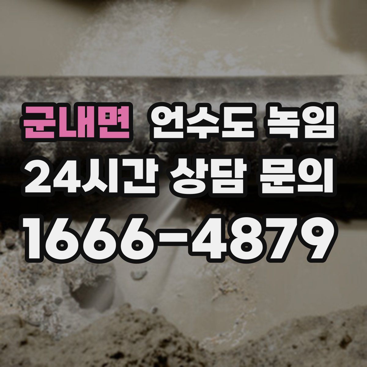 군내면 언수도 녹임