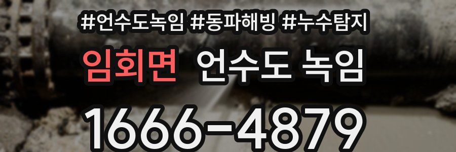 임회면 언수도 녹임