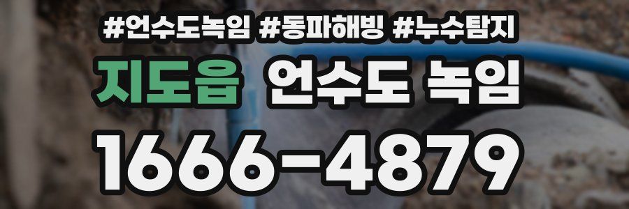 지도읍 언수도 녹임