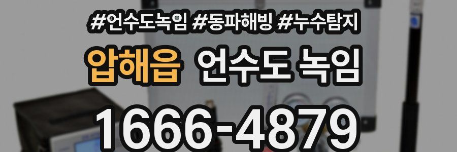 압해읍 언수도 녹임