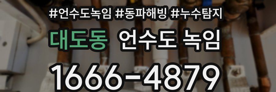 대도동 언수도 녹임