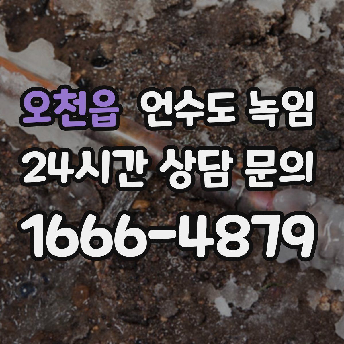 오천읍 언수도 녹임