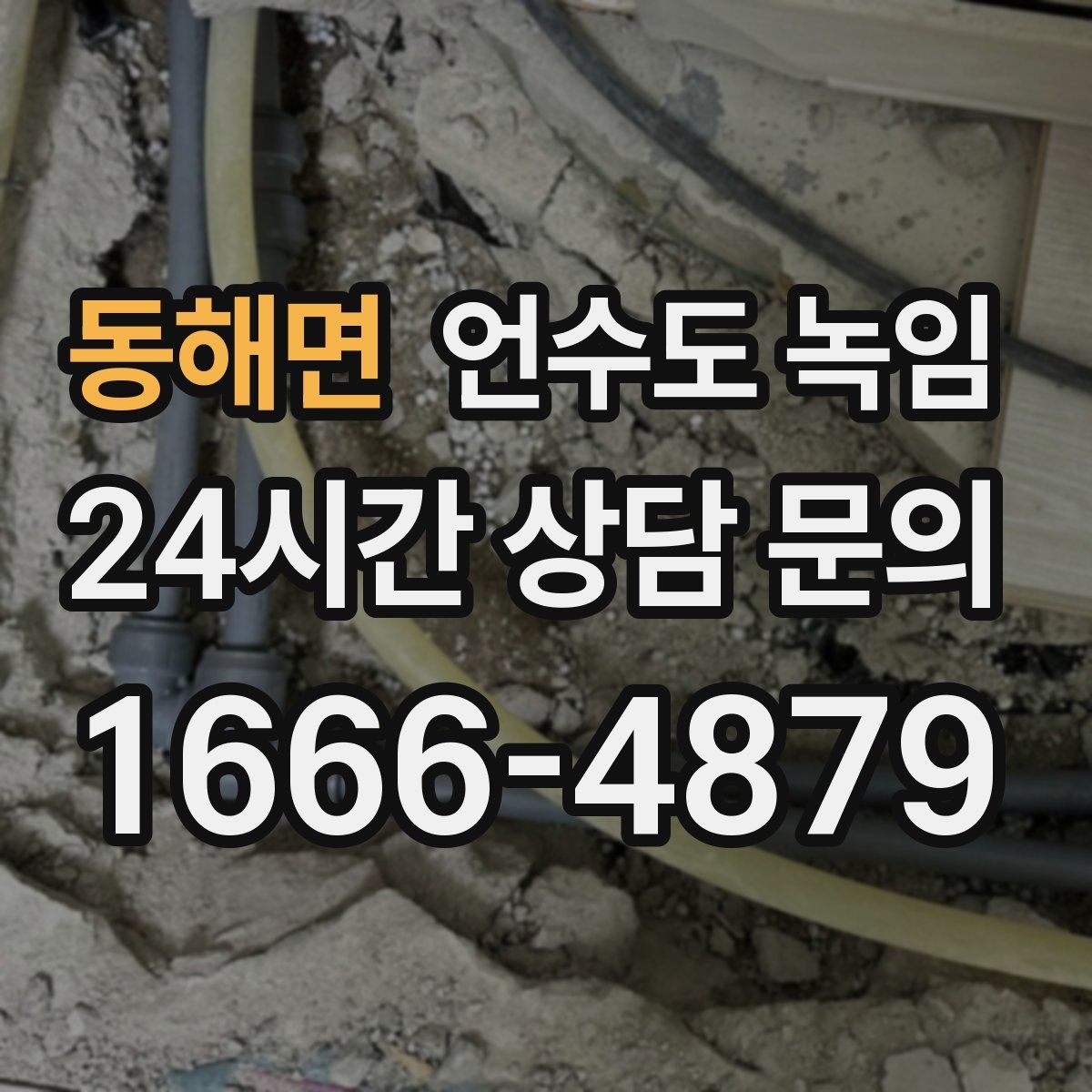 동해면 언수도 녹임