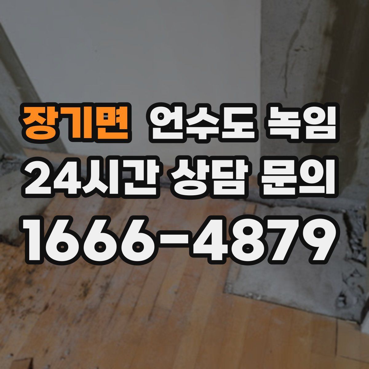 장기면 언수도 녹임