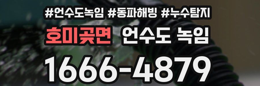 호미곶면 언수도 녹임