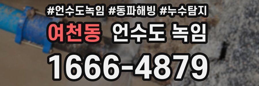 여천동 언수도 녹임