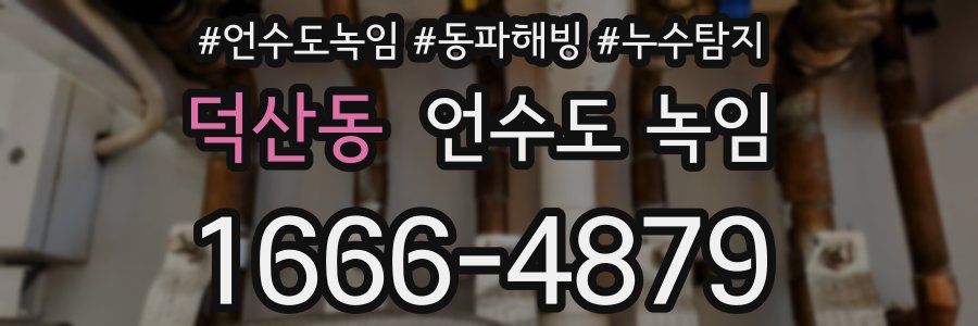 덕산동 언수도 녹임