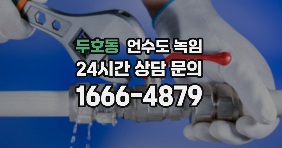 두호동 언수도 녹임