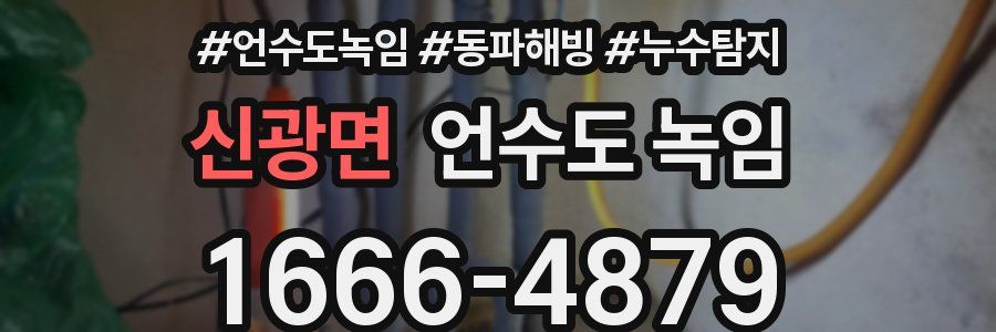 신광면 언수도 녹임