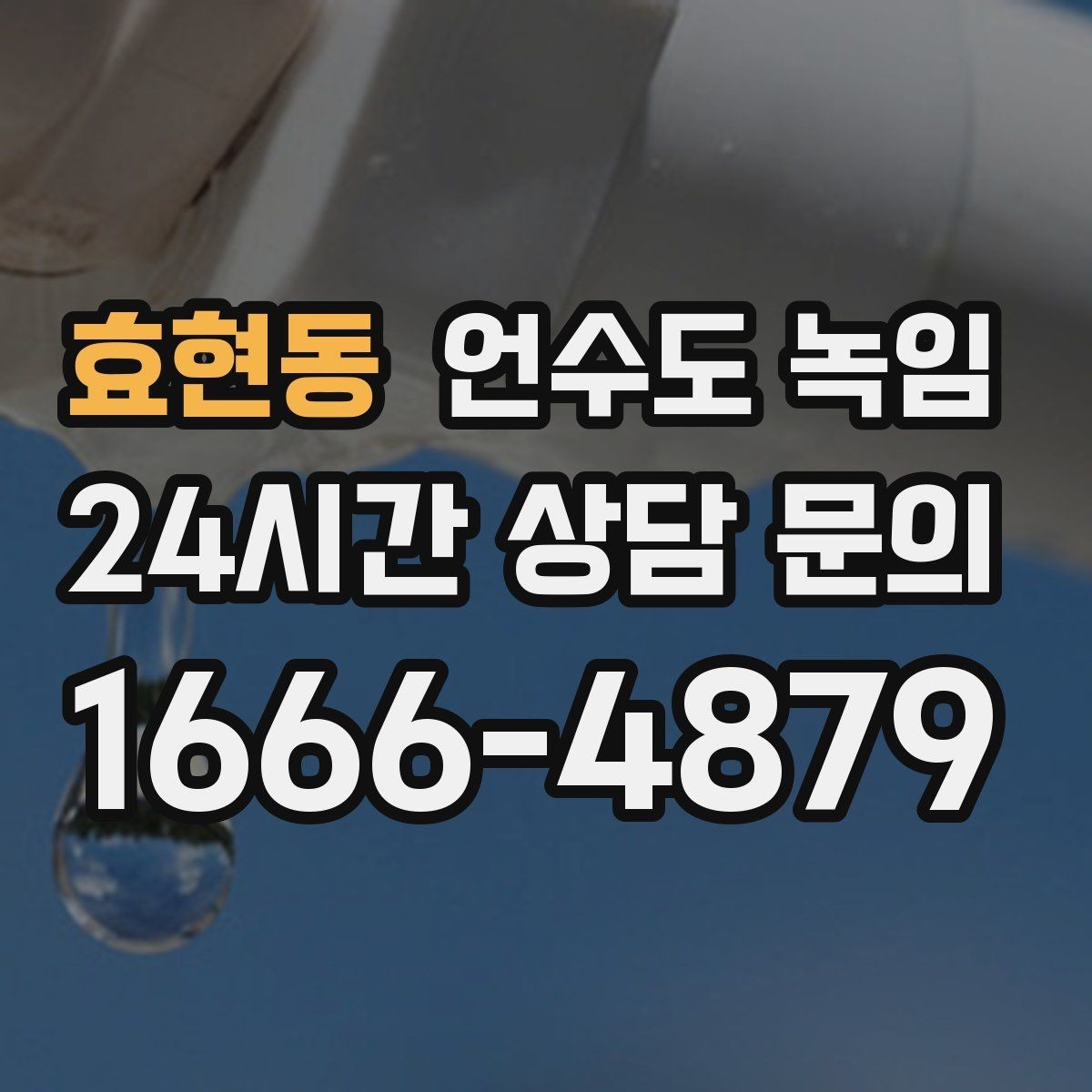 효현동 언수도 녹임 뜨거운 물 붓기가 위험한 이유를 쉽게 정리