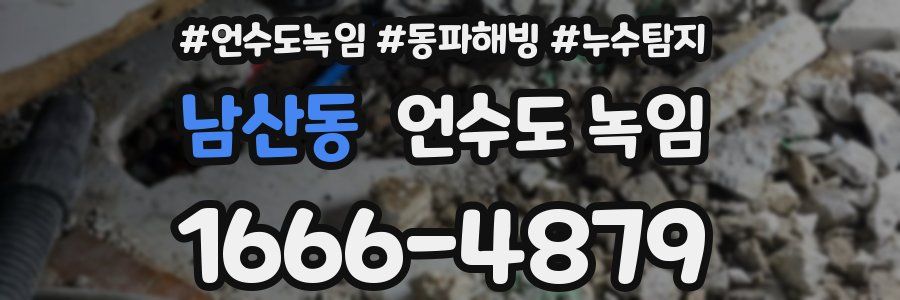 남산동 언수도 녹임