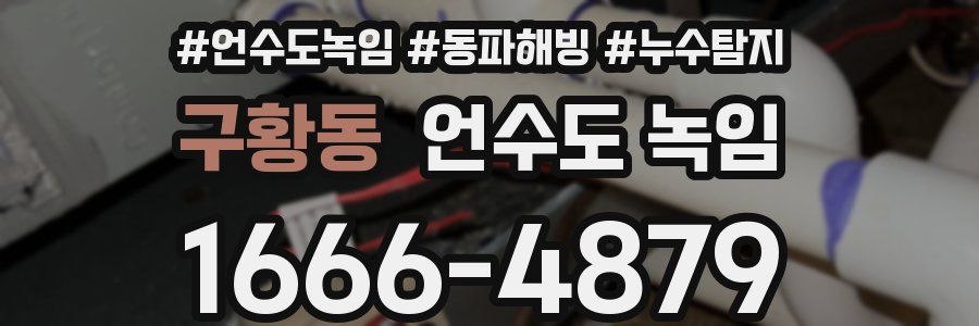 구황동 언수도 녹임