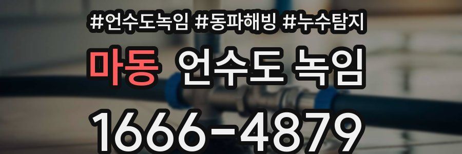 마동 언수도 녹임