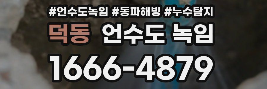 덕동 언수도 녹임