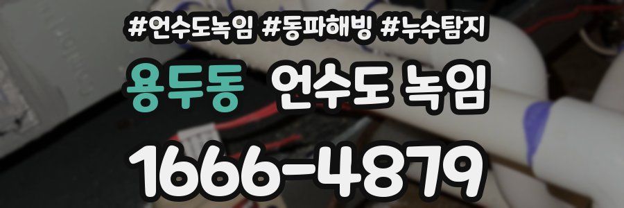 용두동 언수도 녹임