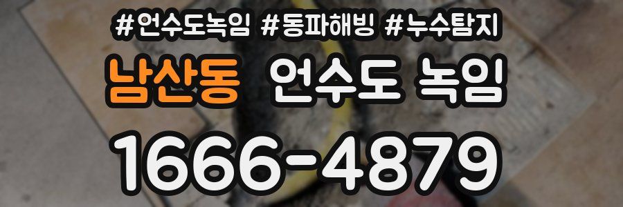 남산동 언수도 녹임