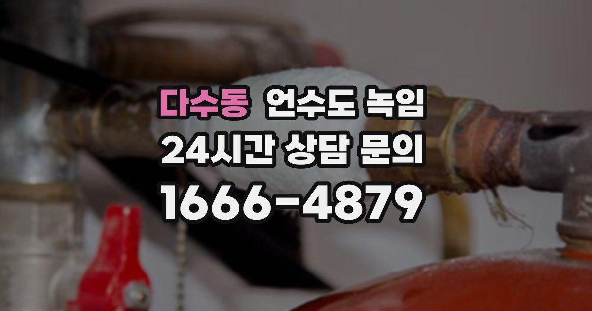 다수동 언수도 녹임