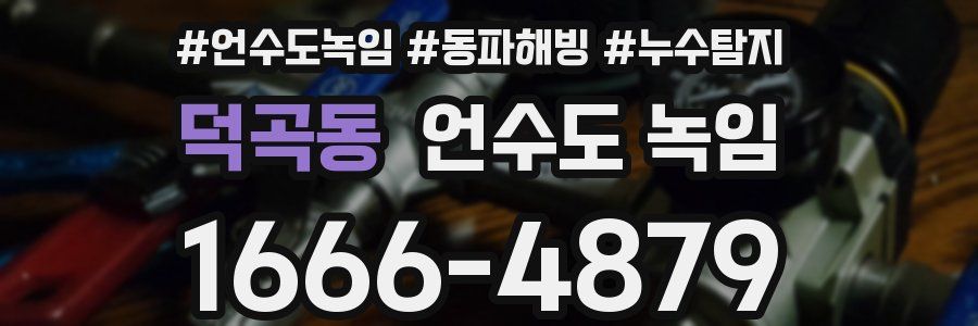 덕곡동 언수도 녹임