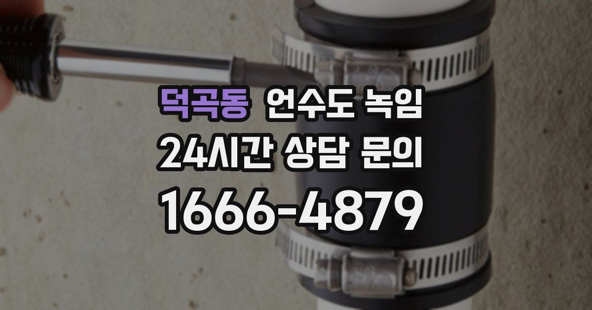 덕곡동 언수도 녹임