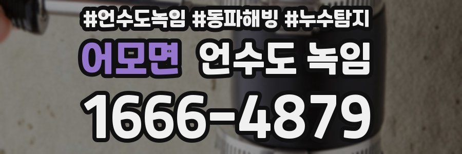 어모면 언수도 녹임