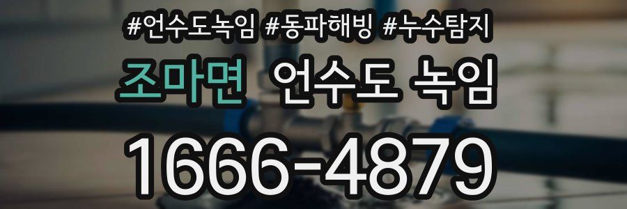 조마면 언수도 녹임