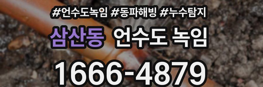 삼산동 언수도 녹임