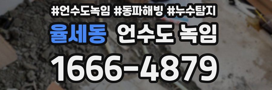 율세동 언수도 녹임