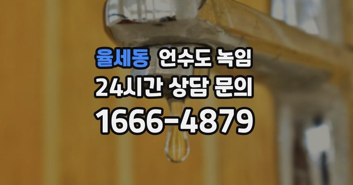 율세동 언수도 녹임