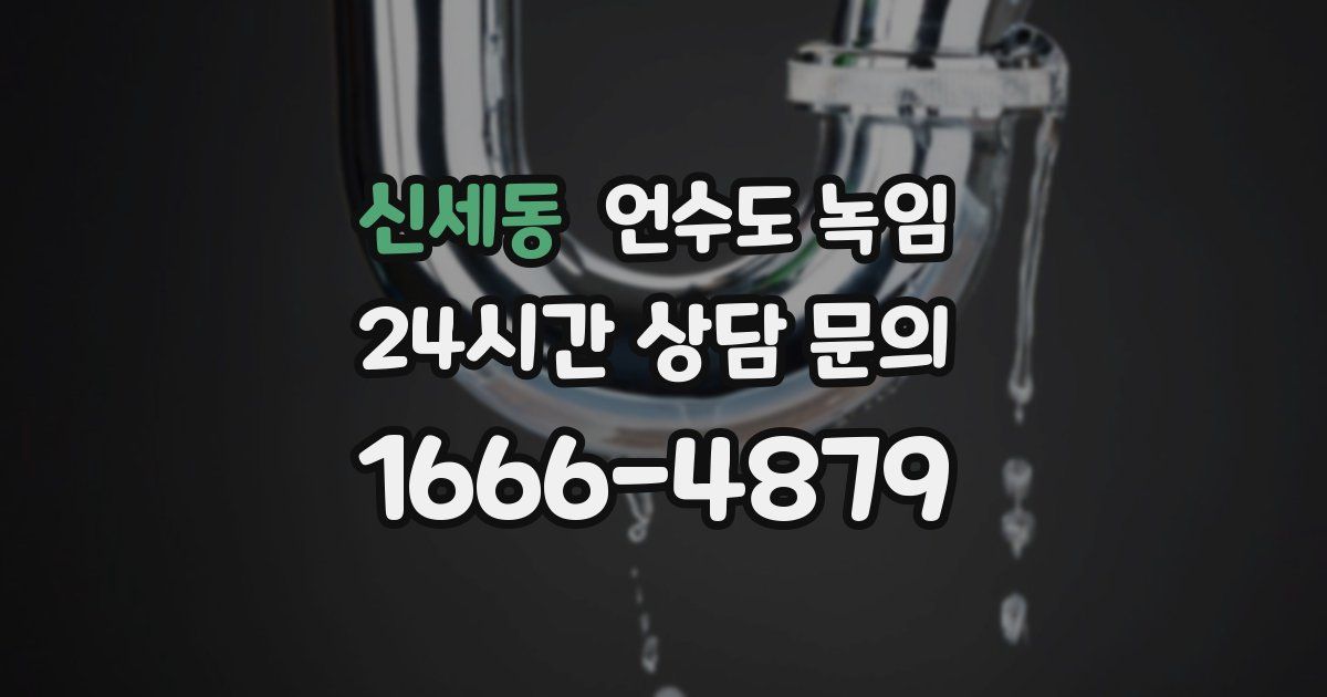 신세동 언수도 녹임