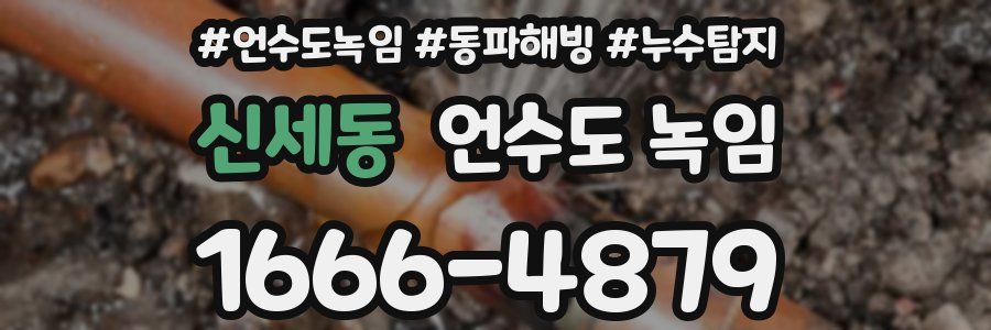 신세동 언수도 녹임