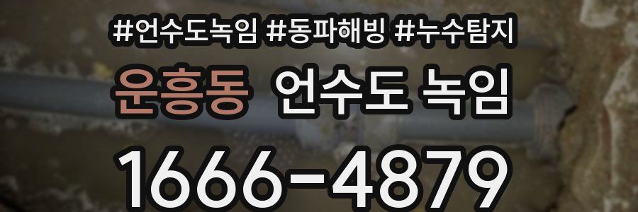 운흥동 언수도 녹임