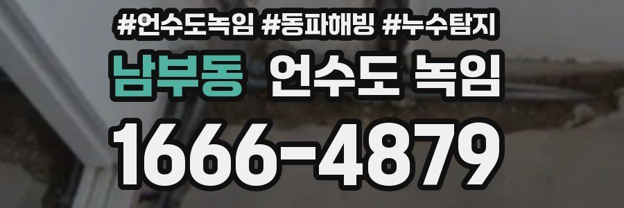 남부동 언수도 녹임