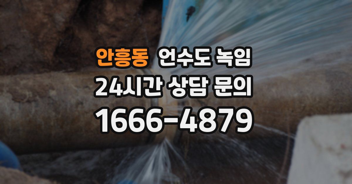 안흥동 언수도 녹임