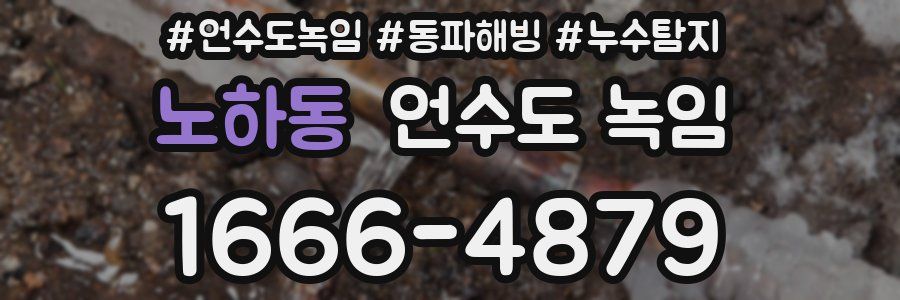 노하동 언수도 녹임
