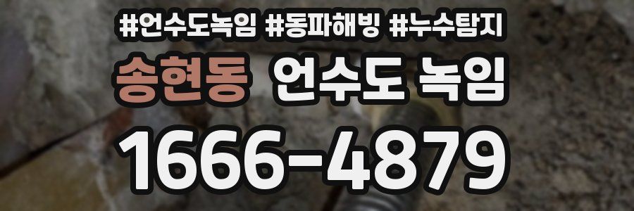 송현동 언수도 녹임