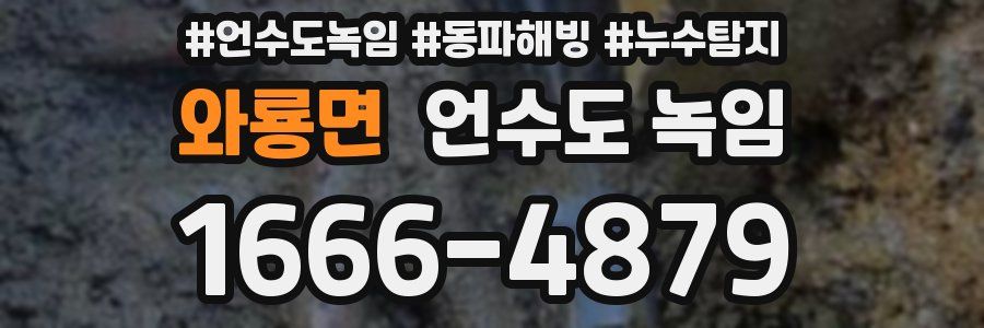 와룡면 언수도 녹임